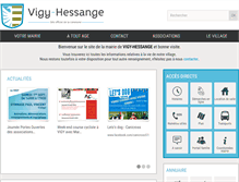 Tablet Screenshot of mairie-vigy.fr